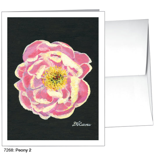 Peony 2, Greeting Card (7268)