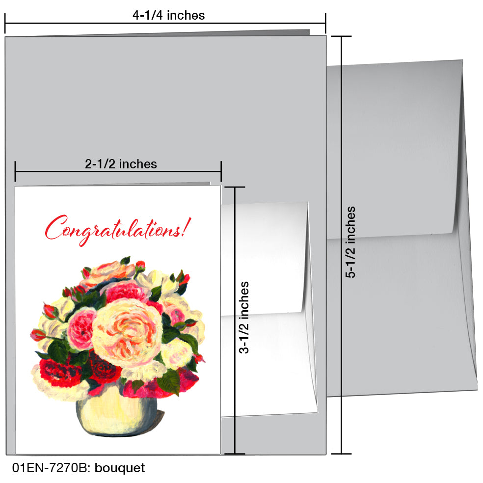 Bouquet, Greeting Card (7270B)