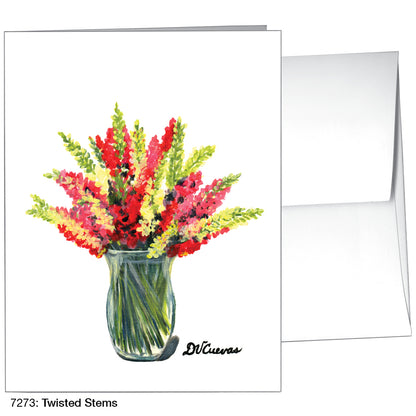 Twisted Stems, Greeting Card (7273)