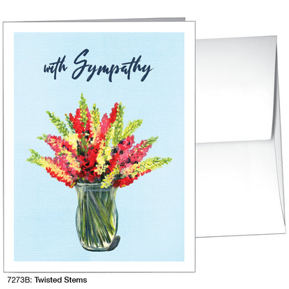 Twisted Stems, Greeting Card (7273B)