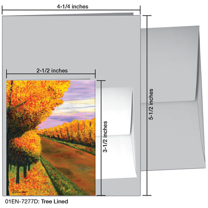 Tree Lined, Greeting Card (7277D)