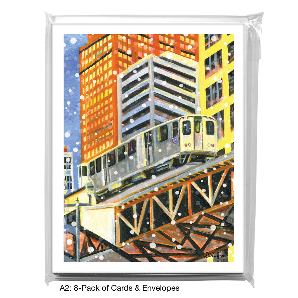 Next Stop, Chicago, Greeting Card (7279E)