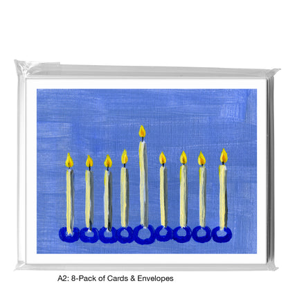 Hanukkah Night, Greeting Card (7285)