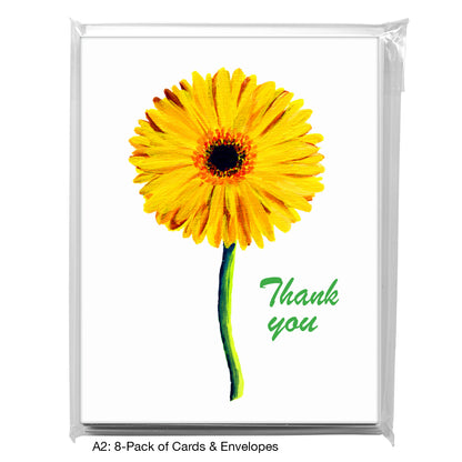 Gerber Yellow Single, Greeting Card (7289T)