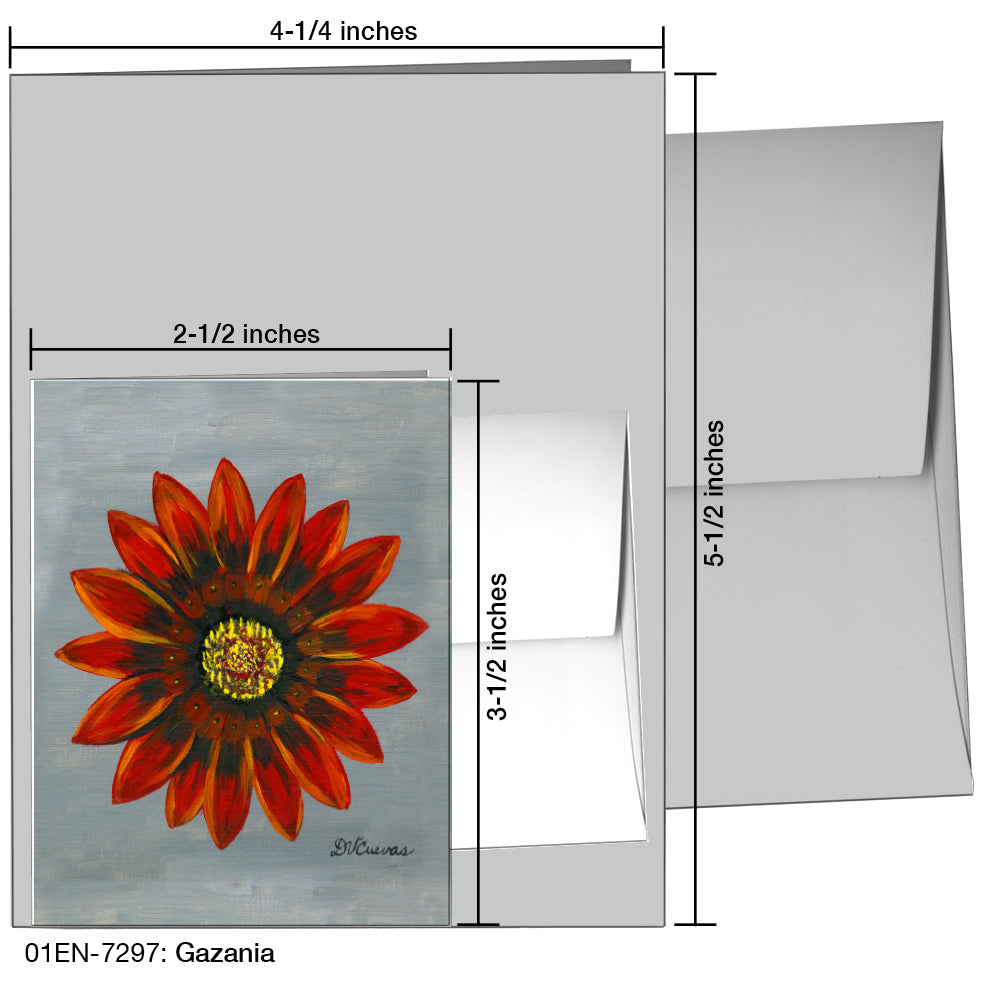 Gazania, Greeting Card (7297)