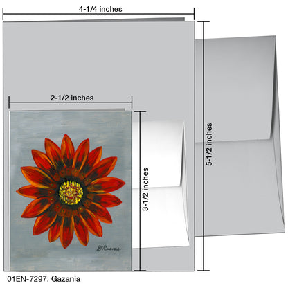 Gazania, Greeting Card (7297)