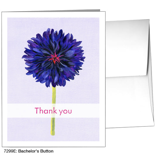 Bachelor's Button, Greeting Card (7299E)