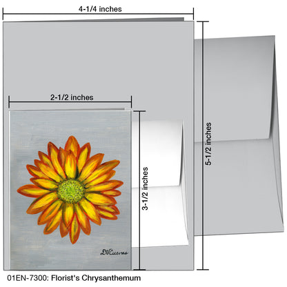 Florist's Chrysanthemum, Greeting Card (7300)