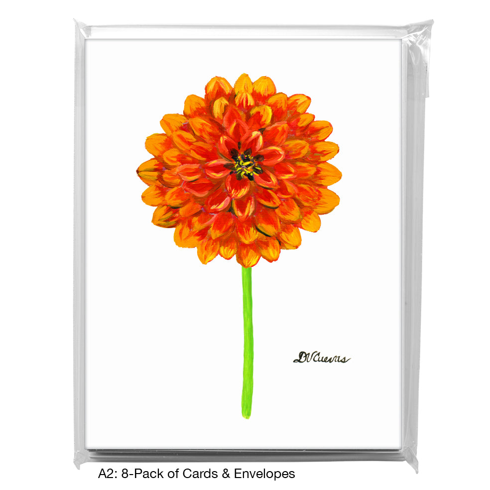 Garden Dahlia, Greeting Card (7301S)