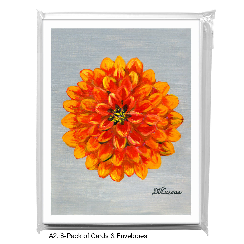 Garden Dahlia, Greeting Card (7301)