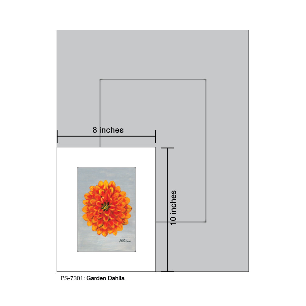 Garden Dahlia, Print (#7301)