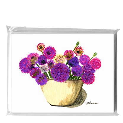 Alliums Short, Greeting Card (7303)