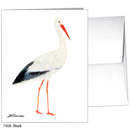 Stork, Greeting Card (7308)