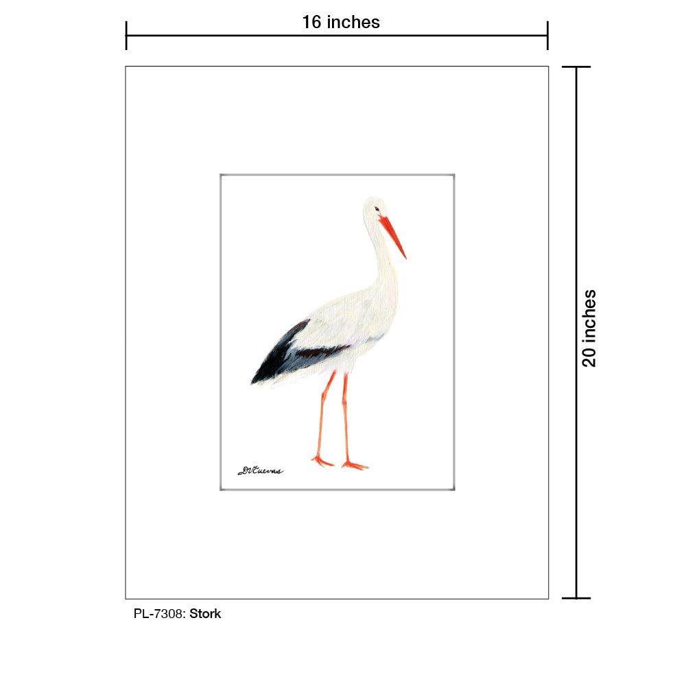 Stork, Print (#7308)