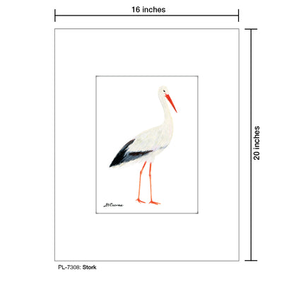 Stork, Print (#7308)