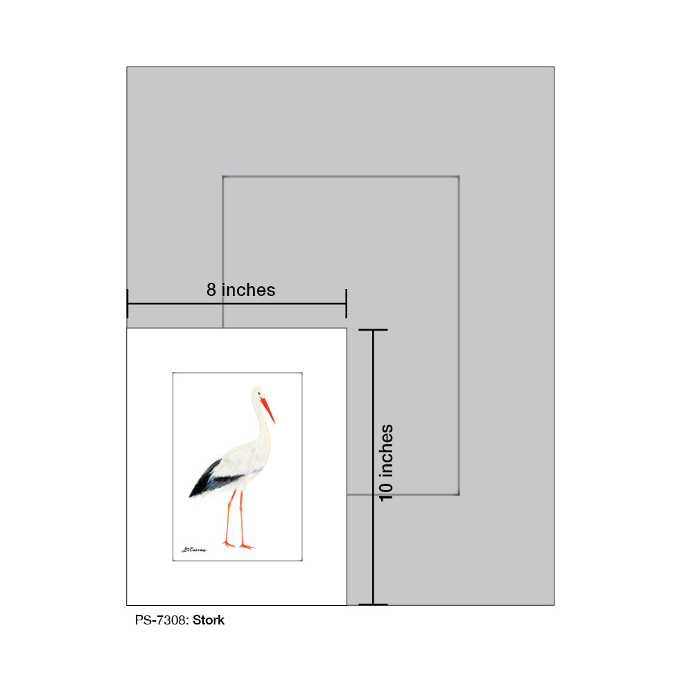 Stork, Print (#7308)