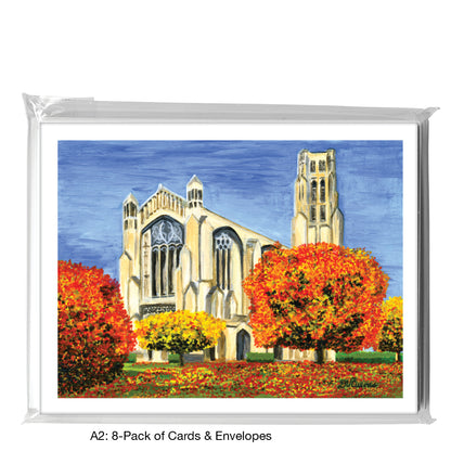 Rockefeller Chapel, Chicago, Greeting Card (7309)