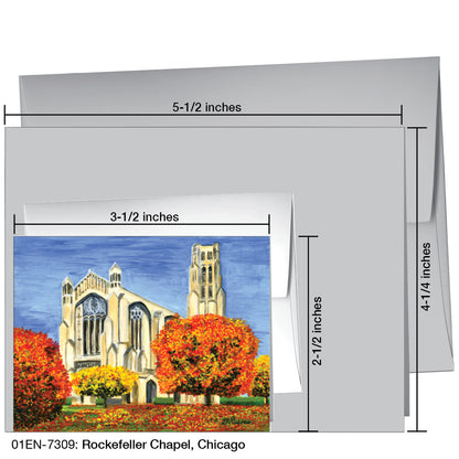 Rockefeller Chapel, Chicago, Greeting Card (7309)