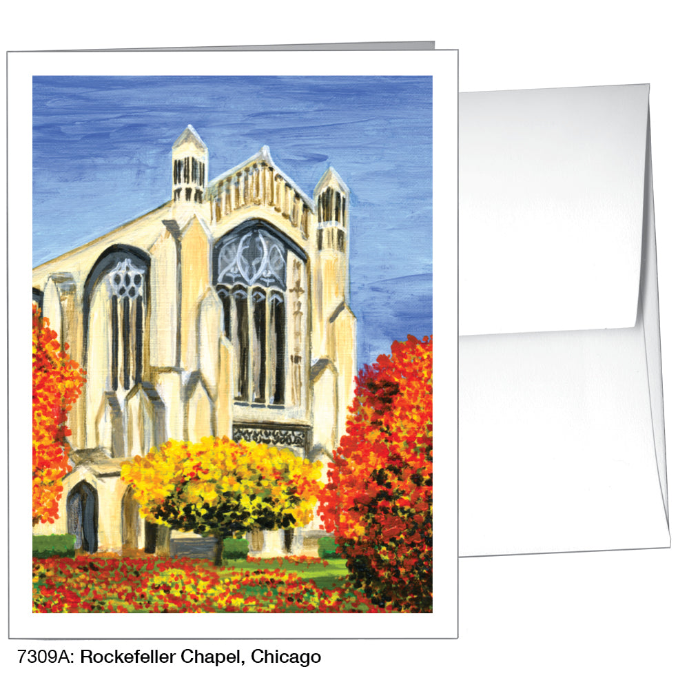 Rockefeller Chapel, Chicago, Greeting Card (7309A)