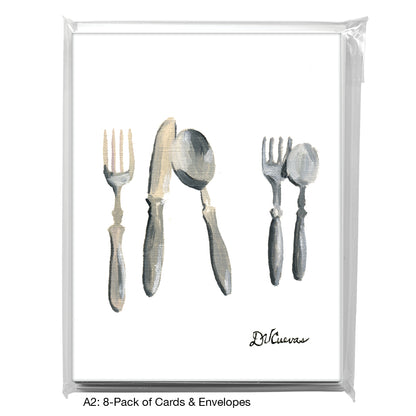 Silverware, Greeting Card (7311)