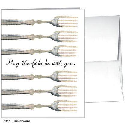 Silverware, Greeting Card (7311J)