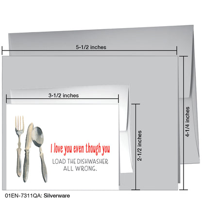 Silverware, Greeting Card (7311QA)