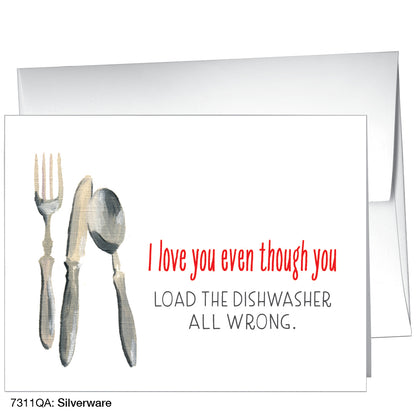 Silverware, Greeting Card (7311QA)