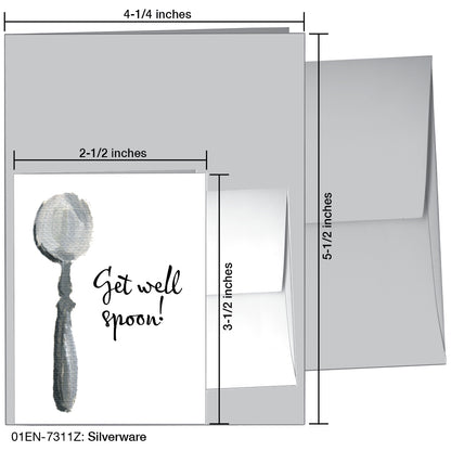 Silverware, Greeting Card (7311Z)