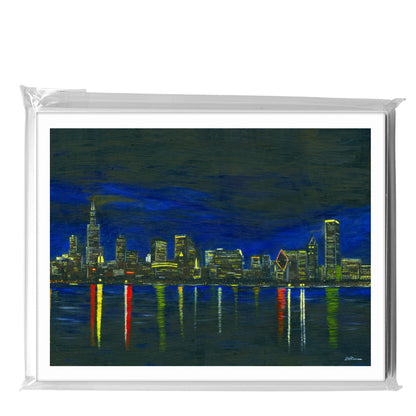 Chicago Lights, Greeting Card (7315)