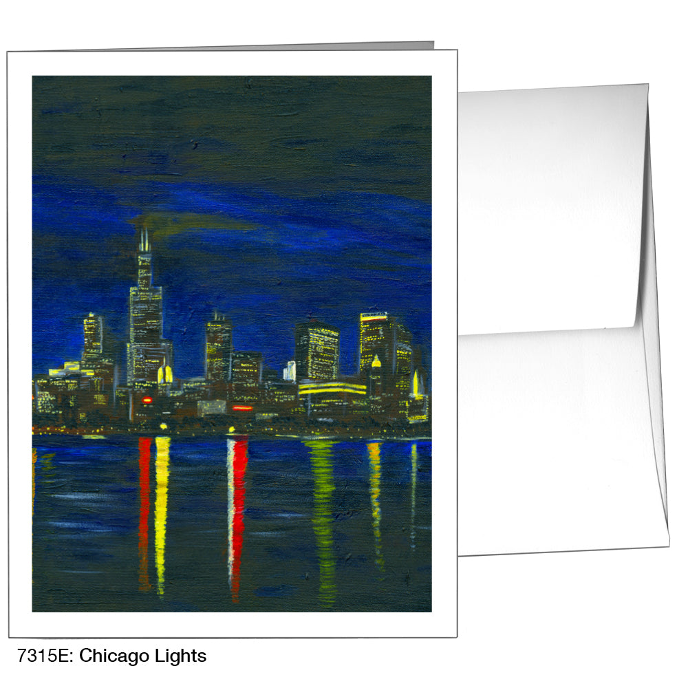 Chicago Lights, Greeting Card (7315E)