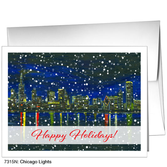 Chicago Lights, Greeting Card (7315N)