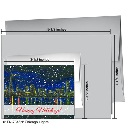 Chicago Lights, Greeting Card (7315N)