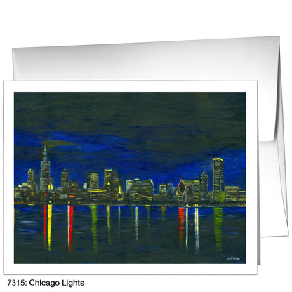 Chicago Lights, Greeting Card (7315)