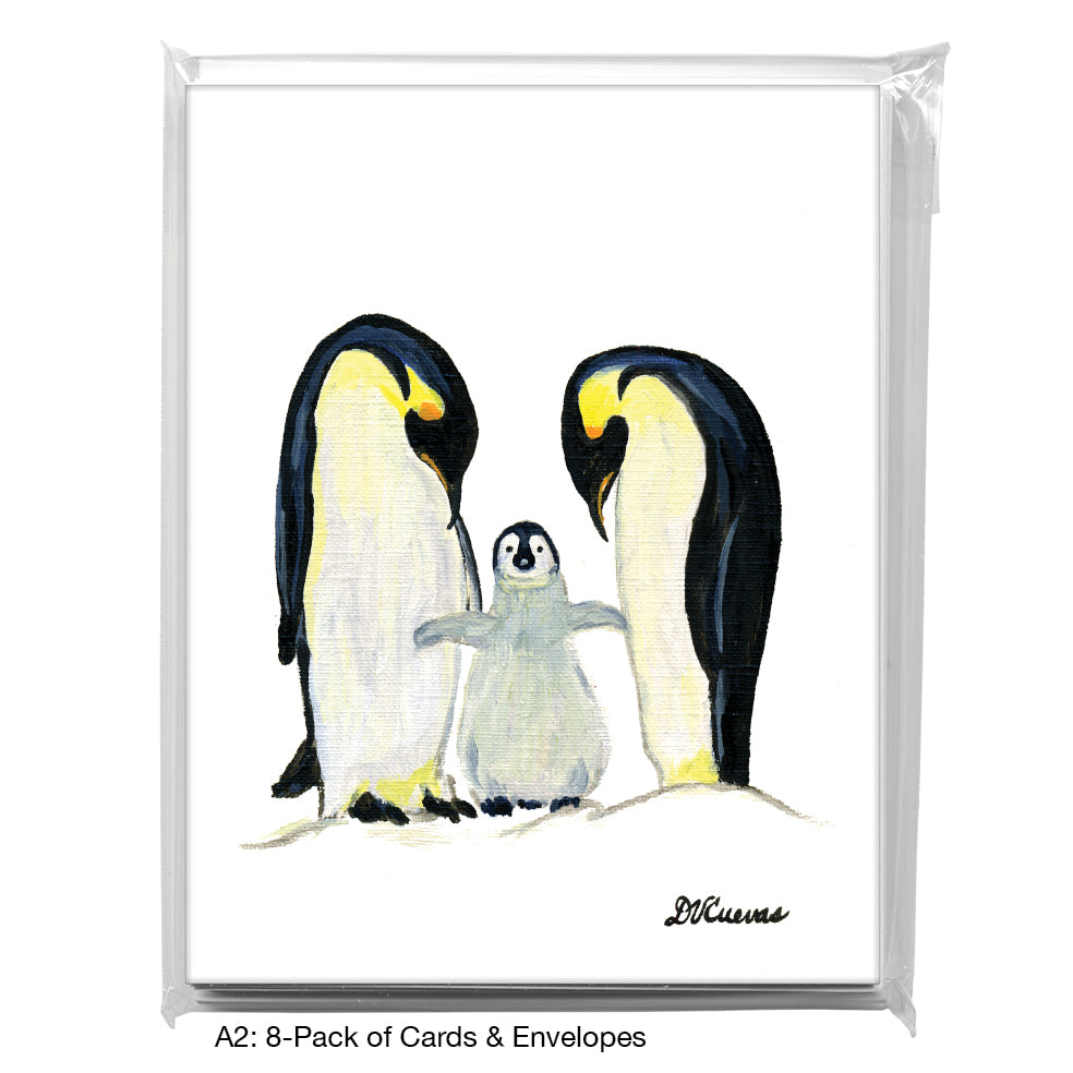 Penguins, Greeting Card (7316)