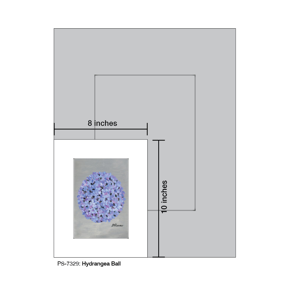 hydrangea ball, Print (#7329)