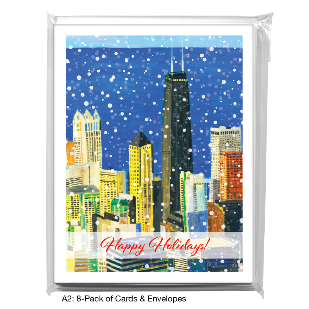 Lake Michigan View, Chicago, Greeting Card (7838B)