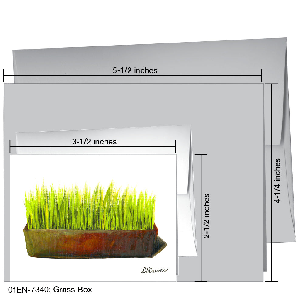 Grass Box, Greeting Card (7340)