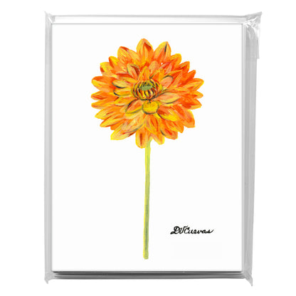 Dahlia, Greeting Card (7341)