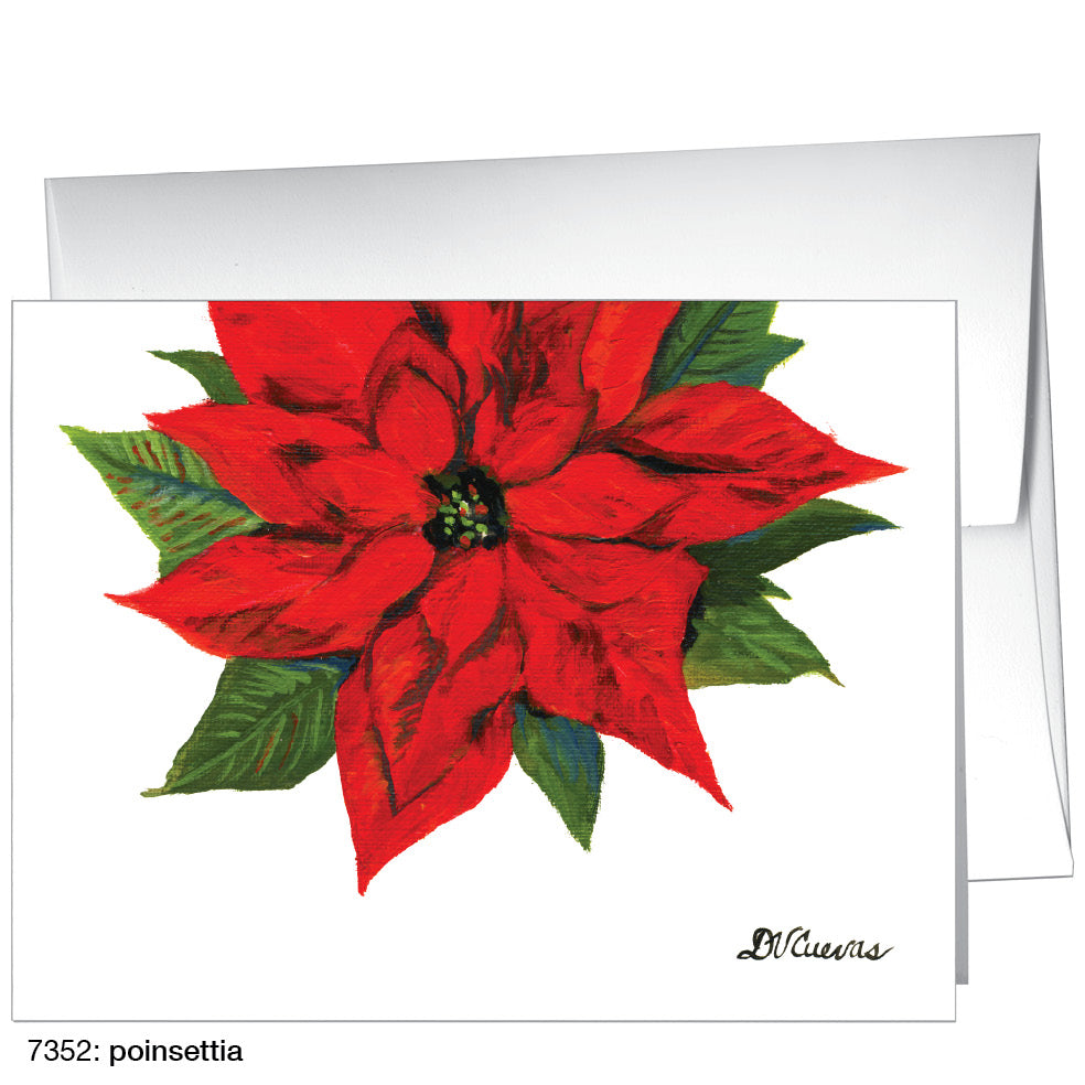 Poinsettia, Greeting Card (7352)