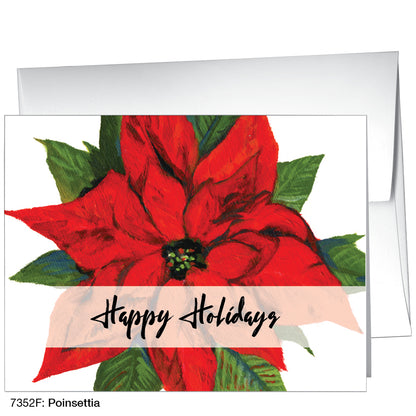 Poinsettia, Greeting Card (7352F)