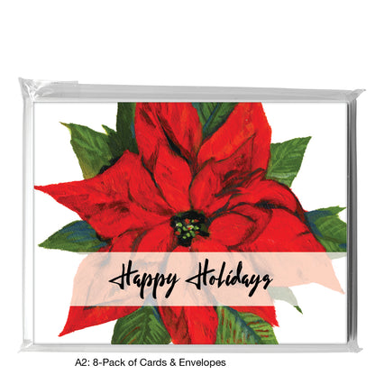 Poinsettia, Greeting Card (7352F)