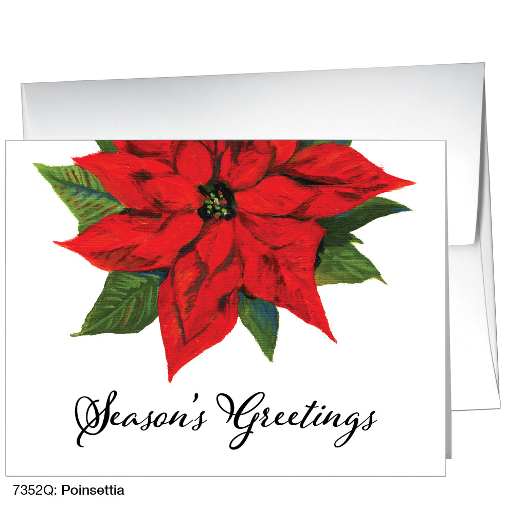 Poinsettia, Greeting Card (7352Q)