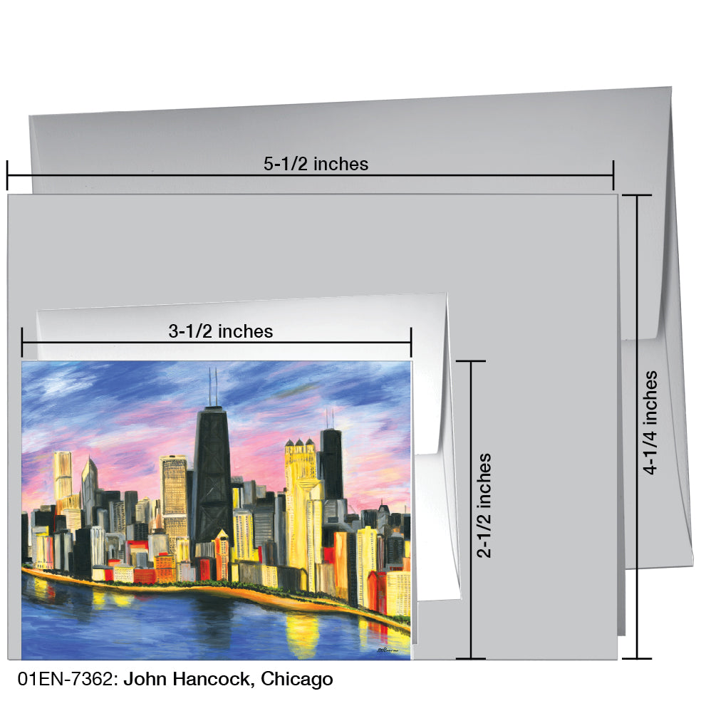 John Hancock, Chicago, Greeting Card (7362)