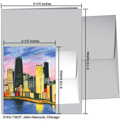 John Hancock, Chicago, Greeting Card (7362F)