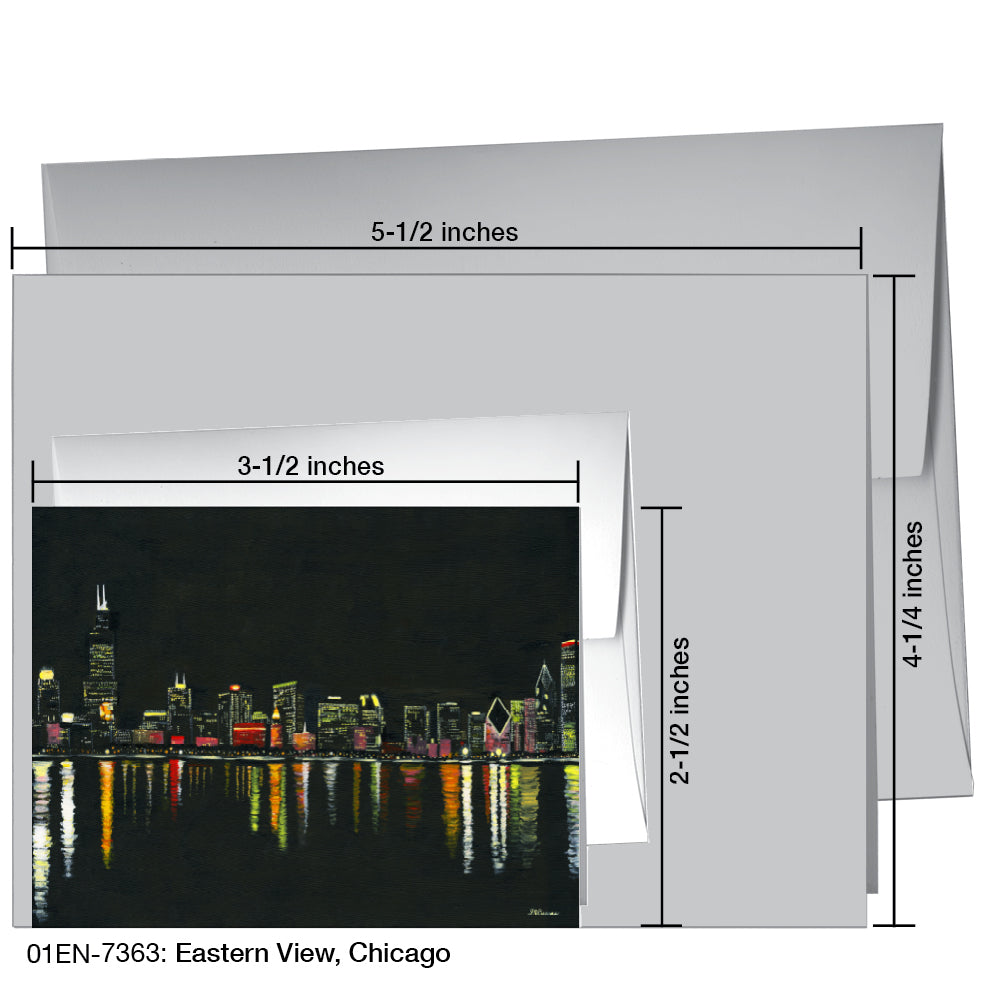 Eastern View, Chicago, Greeting Card (7363)