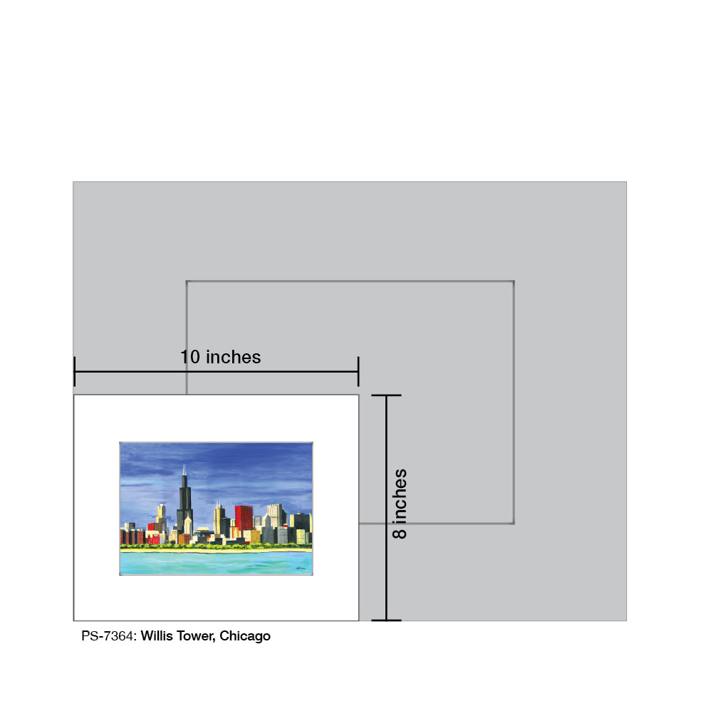 Willis Tower, Chicago, Print (#7364)