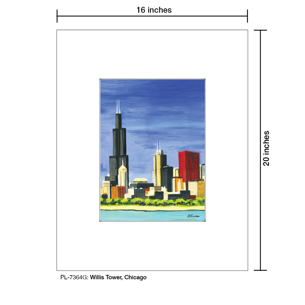 Willis Tower, Chicago, Print (#7364G)