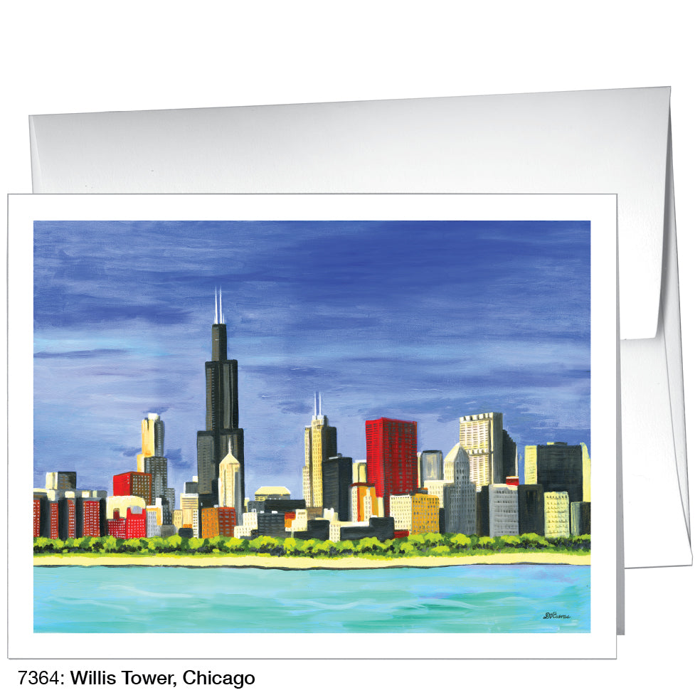 Willis Tower, Chicago, Greeting Card (7364)