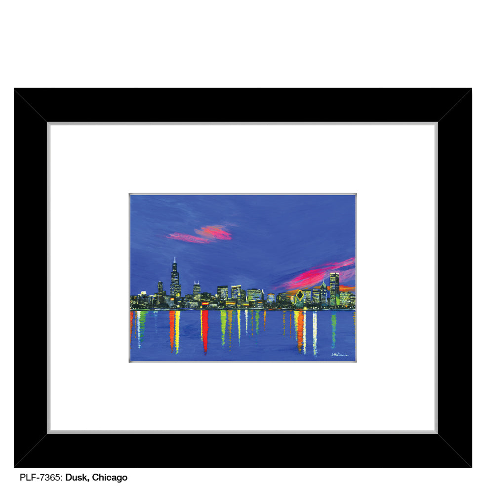 Dusk, Chicago, Print (#7365)