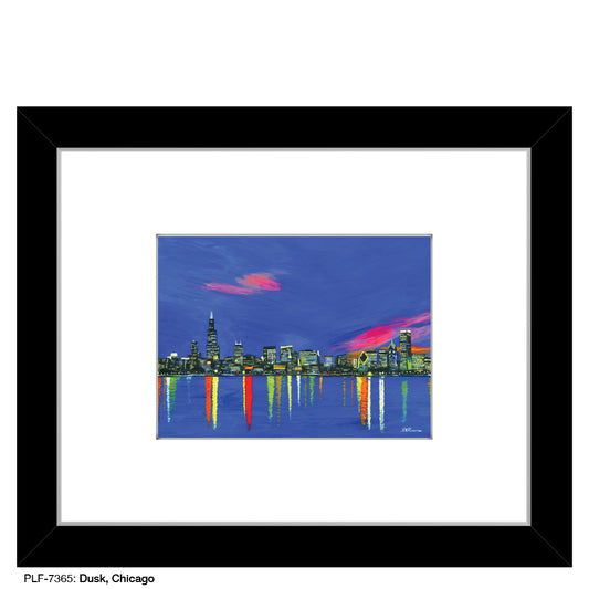 Dusk, Chicago, Print (#7365)